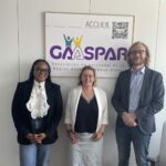 Image des fondateurs MoonSee ainsi qu'une représentante de GAASPAR